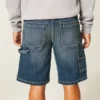Pantaloni scurți largi din denim Pantaloni scurți largi din denim