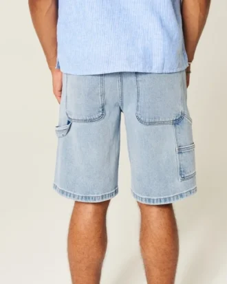Pantaloni scurți largi din denim