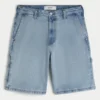 Pantaloni scurți largi din denim