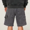 Pantaloni scurți largi din denim Pantaloni scurți largi din denim