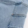 Pantaloni scurți largi din denim
