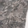 Pantaloni scurți largi din denim camuflaj Pantaloni scurți largi din denim camuflaj