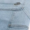 Pantaloni scurți largi din denim, de culoare deschisă Pantaloni scurți largi din denim, de culoare deschisă