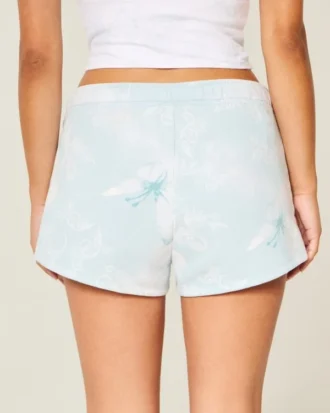 Pantaloni scurți mini din fleece