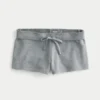 Pantaloni scurți mini din fleece Pantaloni scurți mini din fleece
