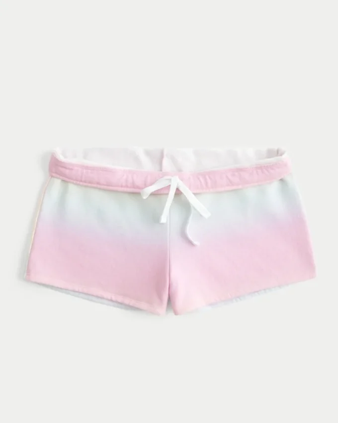 Pantaloni scurți mini din fleece Pantaloni scurți mini din fleece