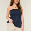 Pantaloni scurți mini din twill kaki cu talie ultra joasă Pantaloni scurți mini din twill kaki cu talie ultra joasă