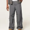 Pantaloni super largi din nailon Pantaloni super largi din nailon