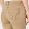 Pantaloni super skinny kaki cu talie înaltă Pantaloni super skinny kaki cu talie înaltă