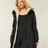 Parka căptușită cu blană artificială Parka căptușită cu blană artificială