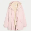 Parka căptușită cu blană artificială Parka căptușită cu blană artificială
