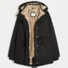 Parka căptușită cu blană artificială Parka căptușită cu blană artificială