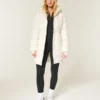 Parka matlasată cu căptușeală din blană artificială Parka matlasată cu căptușeală din blană artificială