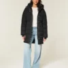 Parka matlasată cu căptușeală din blană artificială Parka matlasată cu căptușeală din blană artificială