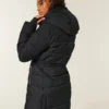 Parka matlasată cu căptușeală din blană artificială Parka matlasată cu căptușeală din blană artificială