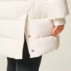 Parka matlasată cu căptușeală din blană artificială Parka matlasată cu căptușeală din blană artificială