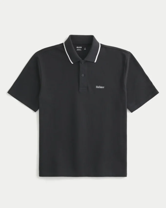Polo cu logo relaxat Polo cu logo relaxat