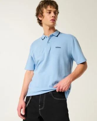 Polo cu logo relaxat