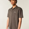 Polo cu logo relaxat