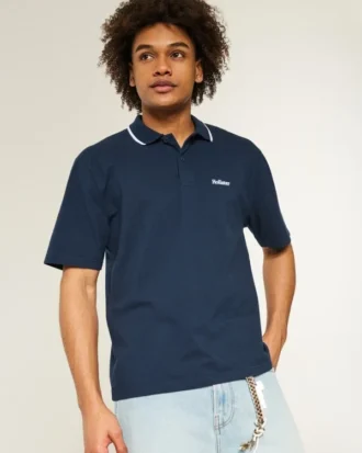 Polo cu logo relaxat