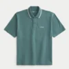 Polo cu logo relaxat Polo cu logo relaxat