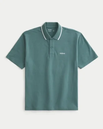 Polo cu logo relaxat