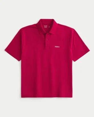 Polo cu logo relaxat