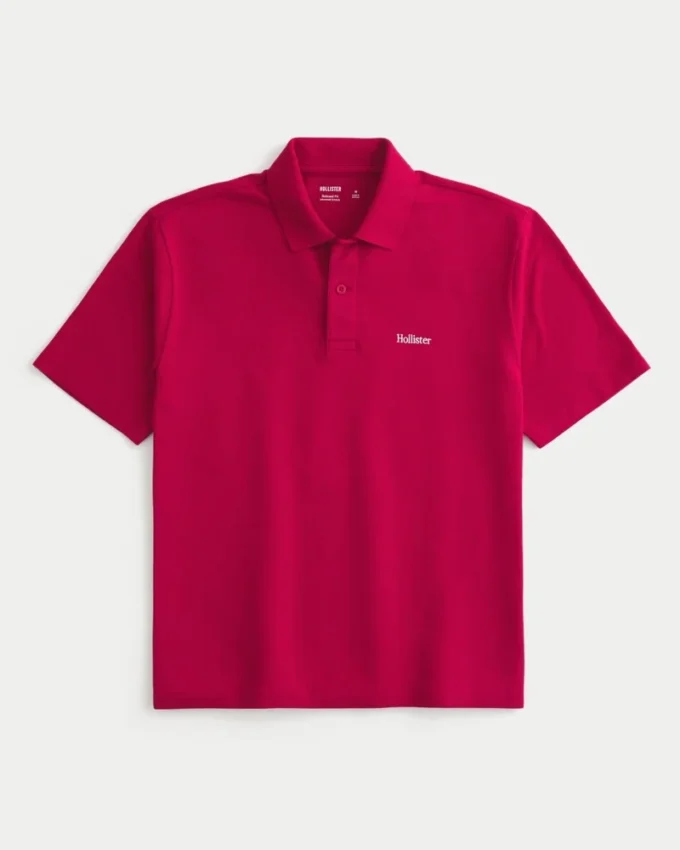 Polo cu logo relaxat Polo cu logo relaxat