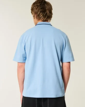 Polo cu logo relaxat