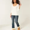 Pulover babydoll tricotat Pulover babydoll tricotat