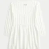 Pulover babydoll tricotat Pulover babydoll tricotat