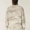 Pulover Boxy Camo Crew Pulover Boxy Camo Crew