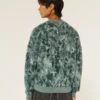 Pulover boxy fuzzy cu guler rotund Pulover boxy fuzzy cu guler rotund