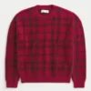 Pulover boxy fuzzy cu guler rotund Pulover boxy fuzzy cu guler rotund