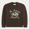Pulover cu grafică Boxy St. Anton Austria Pulover cu grafică Boxy St. Anton Austria