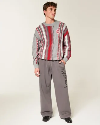 Pulover cu grafică Boxy The Ohio State University Buckeyes