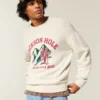 Pulover cu imprimeu Boxy Jackson Hole