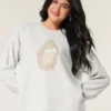 Pulover Hollister Comfy Cloud Bunny Graphic Crew Pulover Hollister Comfy Cloud Bunny Graphic Crew