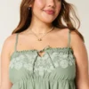 Rochie babydoll fără bretele, brodată Rochie babydoll fără bretele, brodată