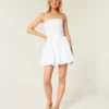 Rochie cu fustă bufată și volane Rochie cu fustă bufată și volane