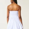 Rochie cu fustă bufată și volane Rochie cu fustă bufată și volane