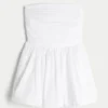 Rochie cu fustă bufată și volane Rochie cu fustă bufată și volane