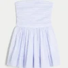 Rochie cu fustă bufată și volane Rochie cu fustă bufată și volane