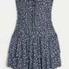Rochie fustă-pantalon din tricot fără bretele Rochie fustă-pantalon din tricot fără bretele