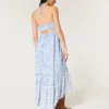 Rochie maxi asimetrică cu decolteu halter Rochie maxi asimetrică cu decolteu halter