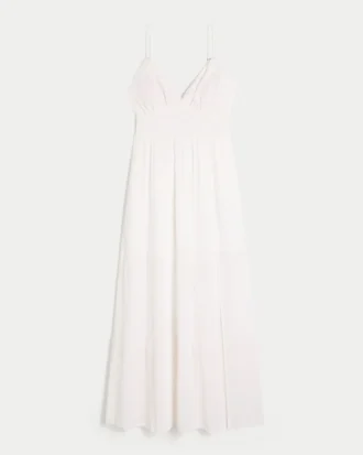 Rochie maxi brodată