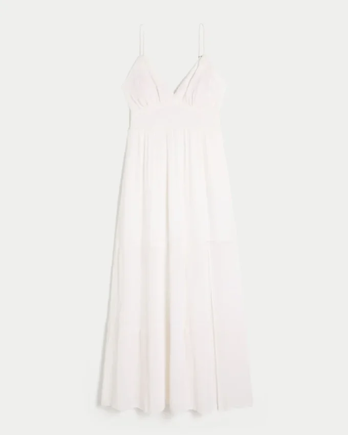 Rochie maxi brodată Rochie maxi brodată
