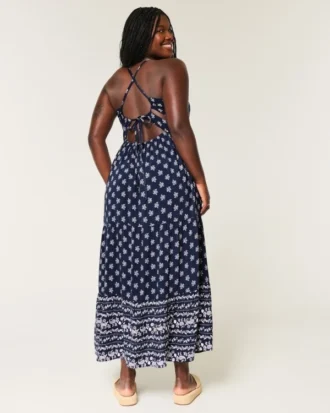 Rochie maxi cu spate decoltat