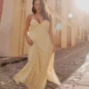 Rochie maxi cu spate decupat Rochie maxi cu spate decupat