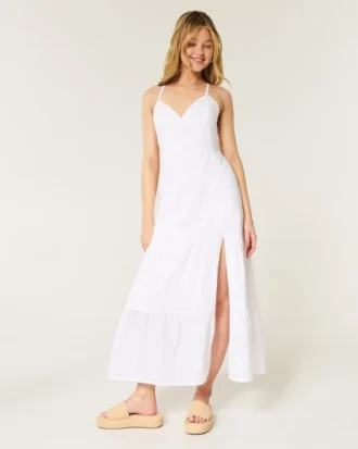 Rochie maxi cu spate decupat